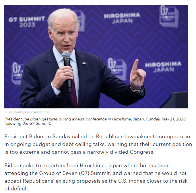 Biden won't accept debt deal protecting crypto traders image 148