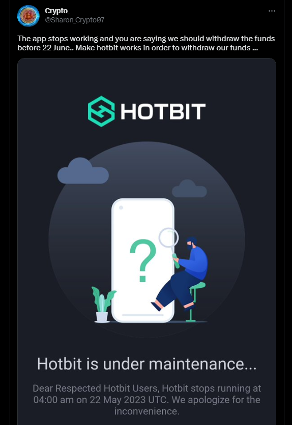 Hotbit exchange stops operations, urges users to withdraw funds image 158