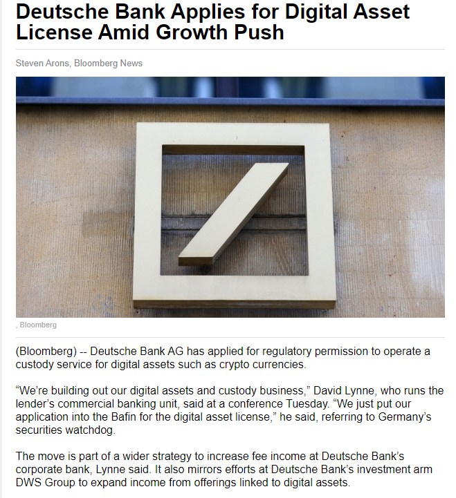 Deutsche Bank Seeks Digital Asset Custody License from BaFin image 156