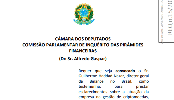 Binance executive to testify before Brazilian Congress image 175