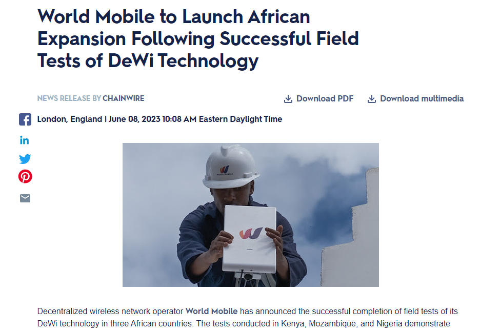 World Mobile eyes African rollout after decentralized wireless field tests image 67