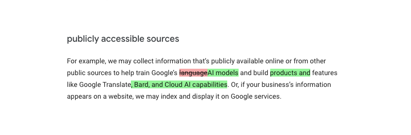 Google Privacy Policy Update Allows Data Scraping for AI Training image 31
