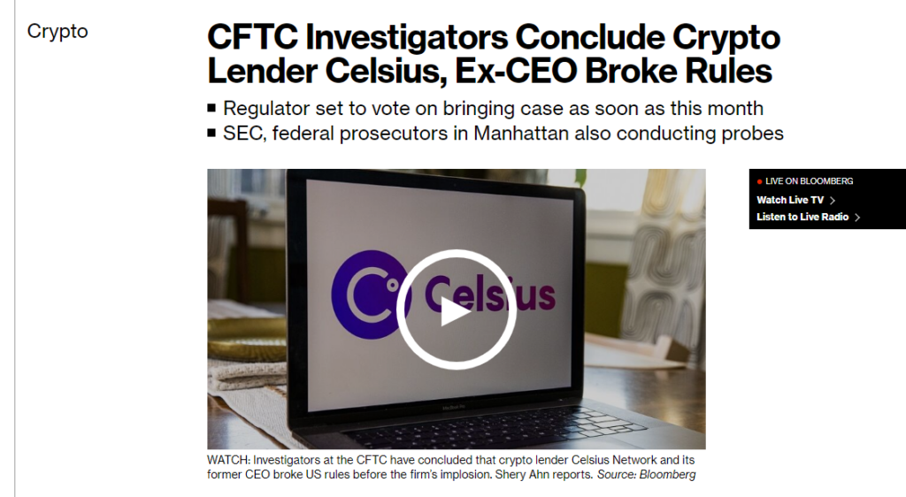 Celsius CEO Mashinsky Under Fire from CFTC for Breaking US Rules image 43