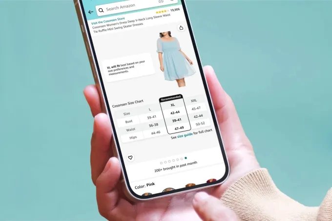 Amazon uses AI to help customers find clothes that fit when shopping image 37